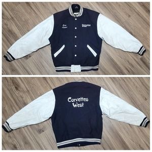 Vtg Corvettes West Letterman Varsity Jacket